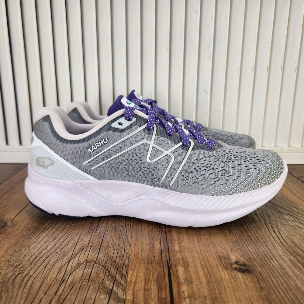 Karhu Fusion Ortix 3.5 Running Shoes Womens Size 8.5 Gray Gym Sneakers F201005
